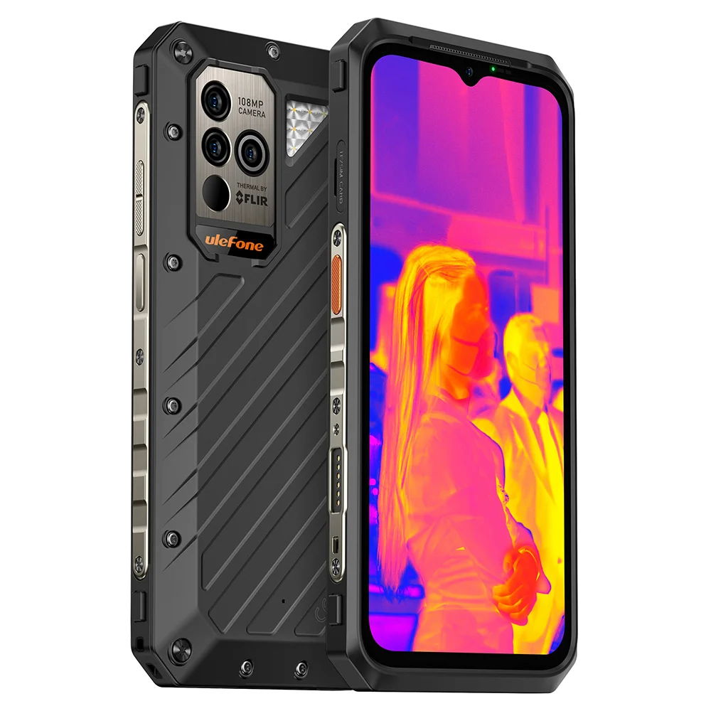 Ulefone Power Armor 18T Ultra Rug Телефон Тепловизионная камера 5 г 9600 мАч 66 Вт Зарядка 24 ГБ 512