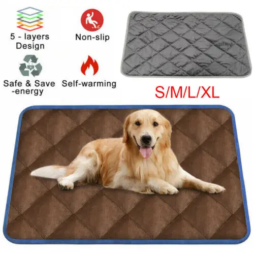 

Pet Thermal Mat Self Warming Heating Hot Pad for Pets Dog Cat Bed Non-slip