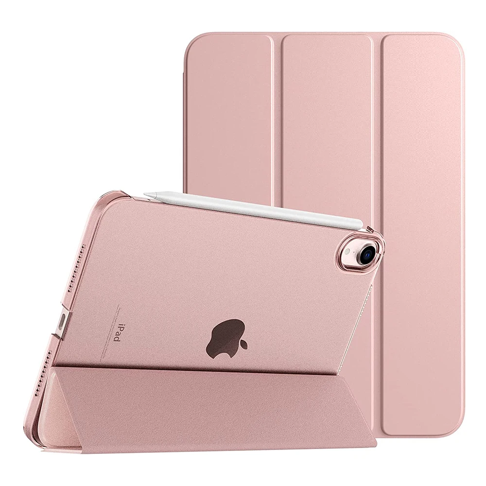 

Чехол для iPad Mini 6-го поколения 2021/iPad Mini 1-й/2-й/3-й/4-й/5-й поколение автоматическое Пробуждение/сон тонкий легкий жесткий защитный чехол из полик...