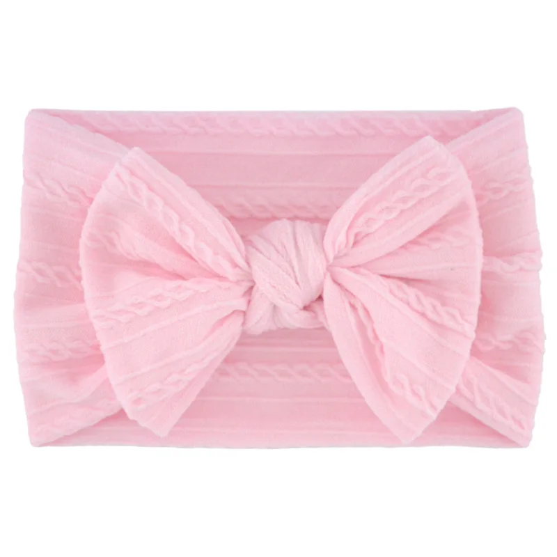 

1Pcs Newborn Baby Headband for Girls Elastic Knit Children Turban Baby Bows Soft Nylon Cute Kids Headwear Hair Accessories