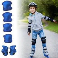 6pcsset kids children knee pads bike skateboard skating cycling protection elbow guard scooter children protector