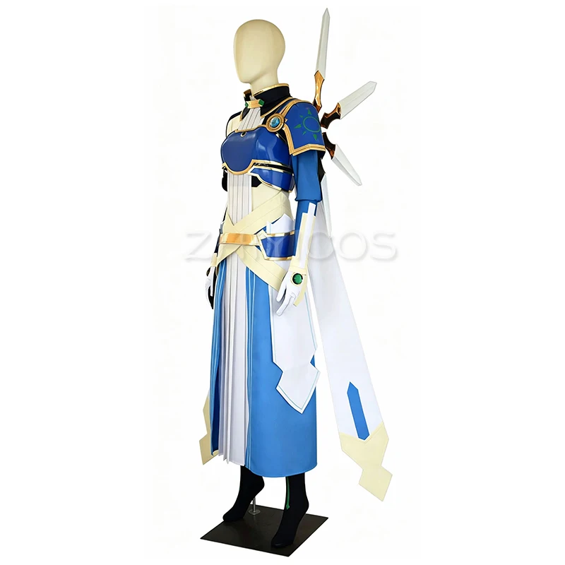 Фото Костюм для косплея Асады Шино из аниме Sword Art Online Alicization SAO, костюм Богини Солнца, наряд для Хэллоуина для женщин №3