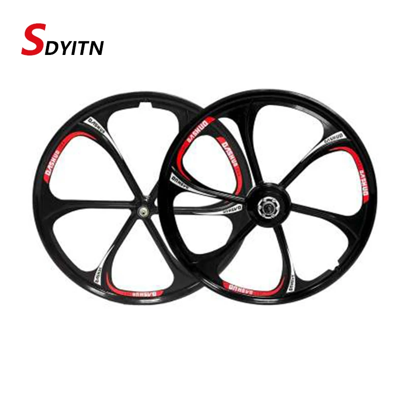 

SDYITN 20/24/26 inch 3 Knives 6 Knives 10 Knives Integrated Hub Motor 36V48V350W Mountain Bike Modified Electric
