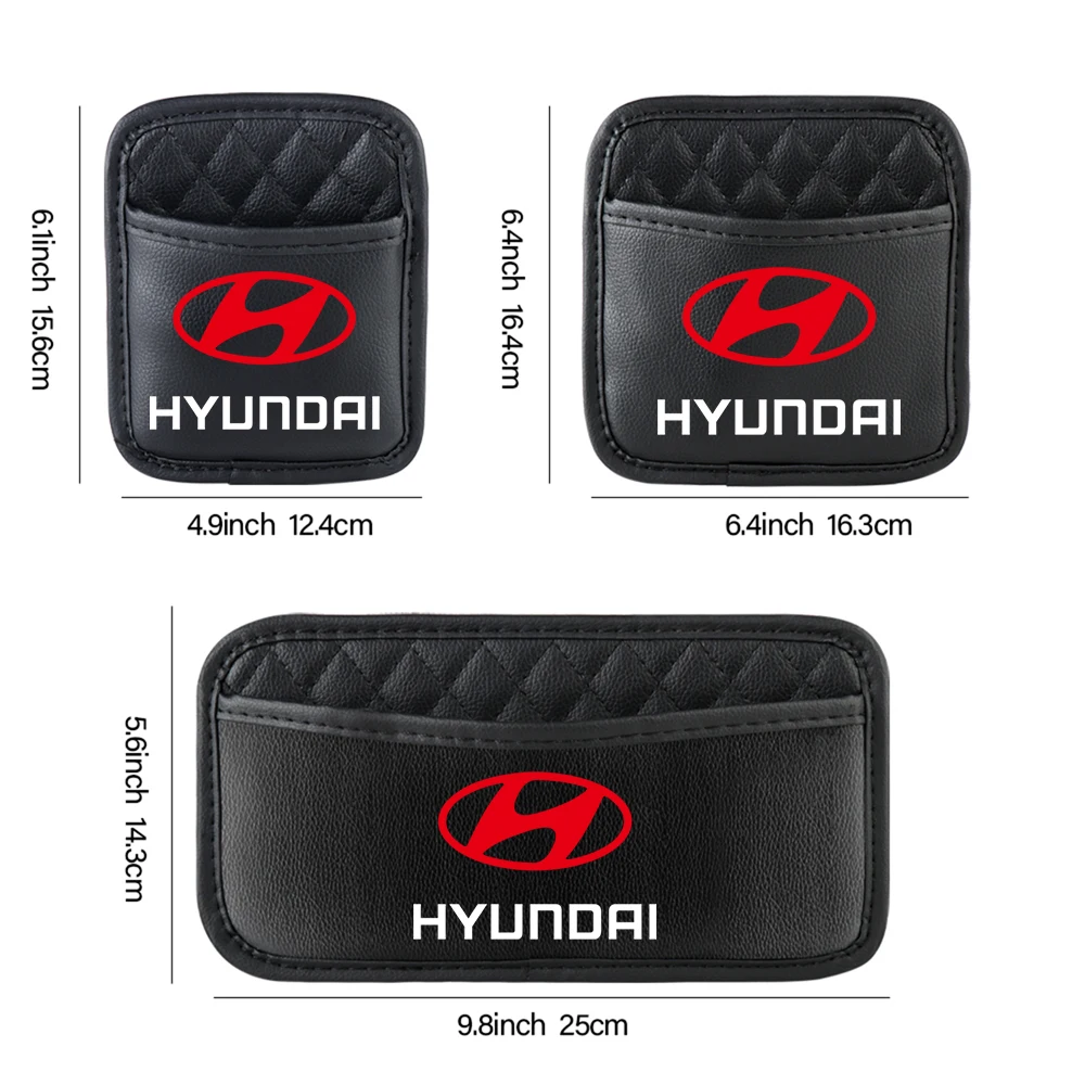 Автомобильный карман для хранения ключей липкая сумка Hyundai i10 i20 GDI Creta Tucson Solaris Elantra