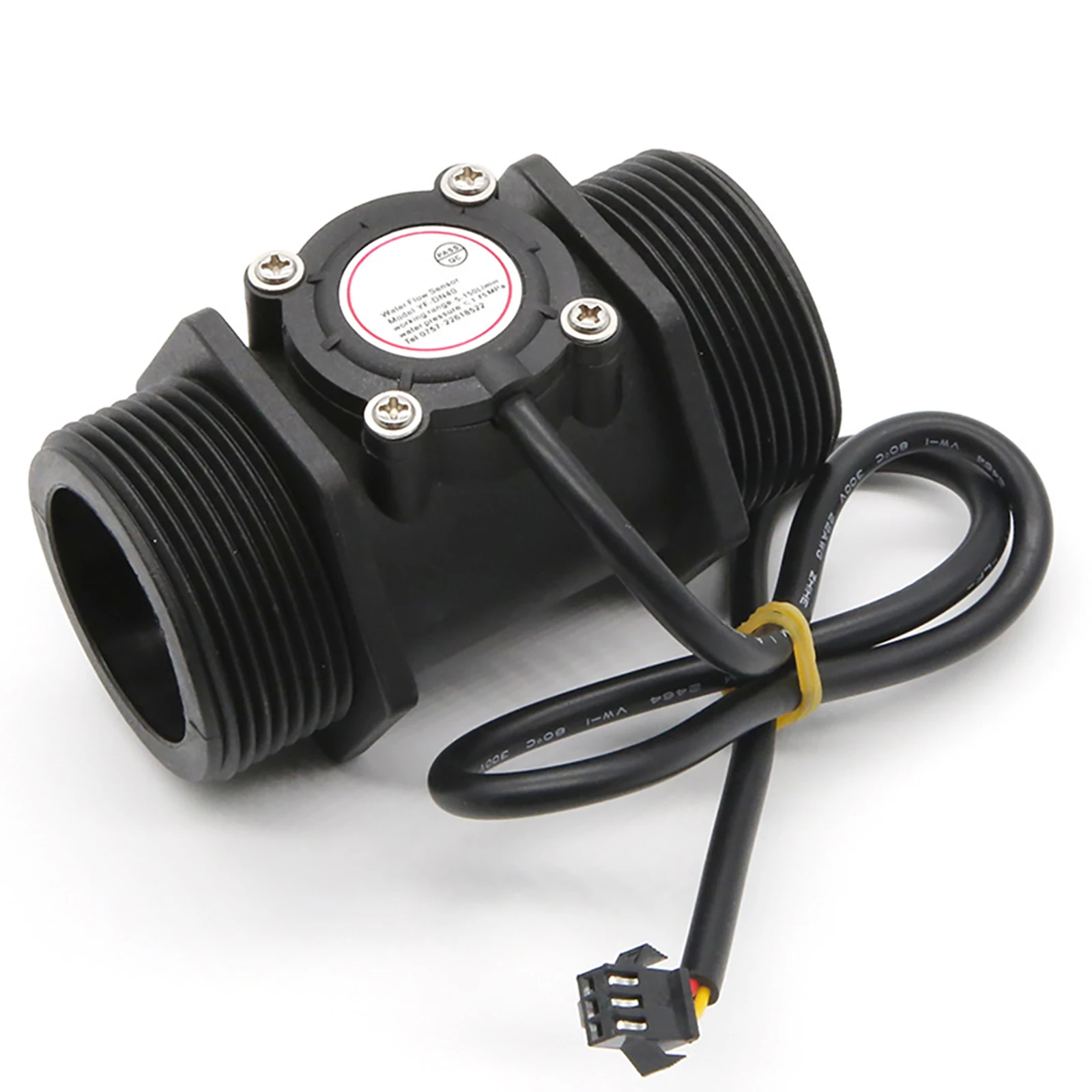 

DN50 Water Flow Sensor G2" BSPT Switch Hall Effect Flow Meter Fluid Counter YF-DN50 Flow Meter Flow Switch Valve 10~200L/min