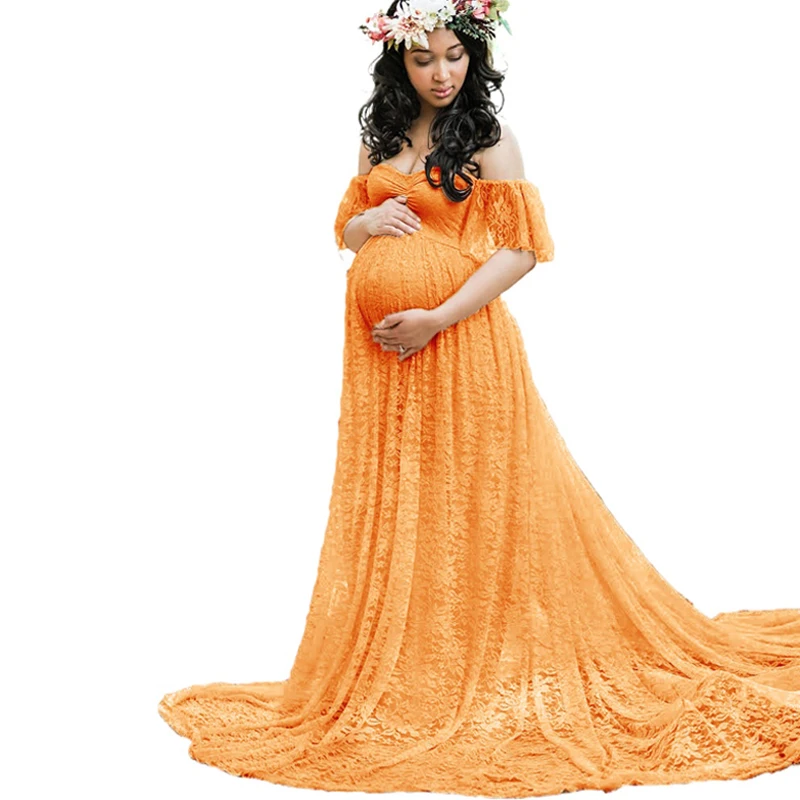 Lange Mutterschaft Fotografie Requisiten Schwangerschaft Kleid Fotografie Mutterschaft Kleider Für Foto Schießen Schwangere Kleid Spitze Maxi Kleid