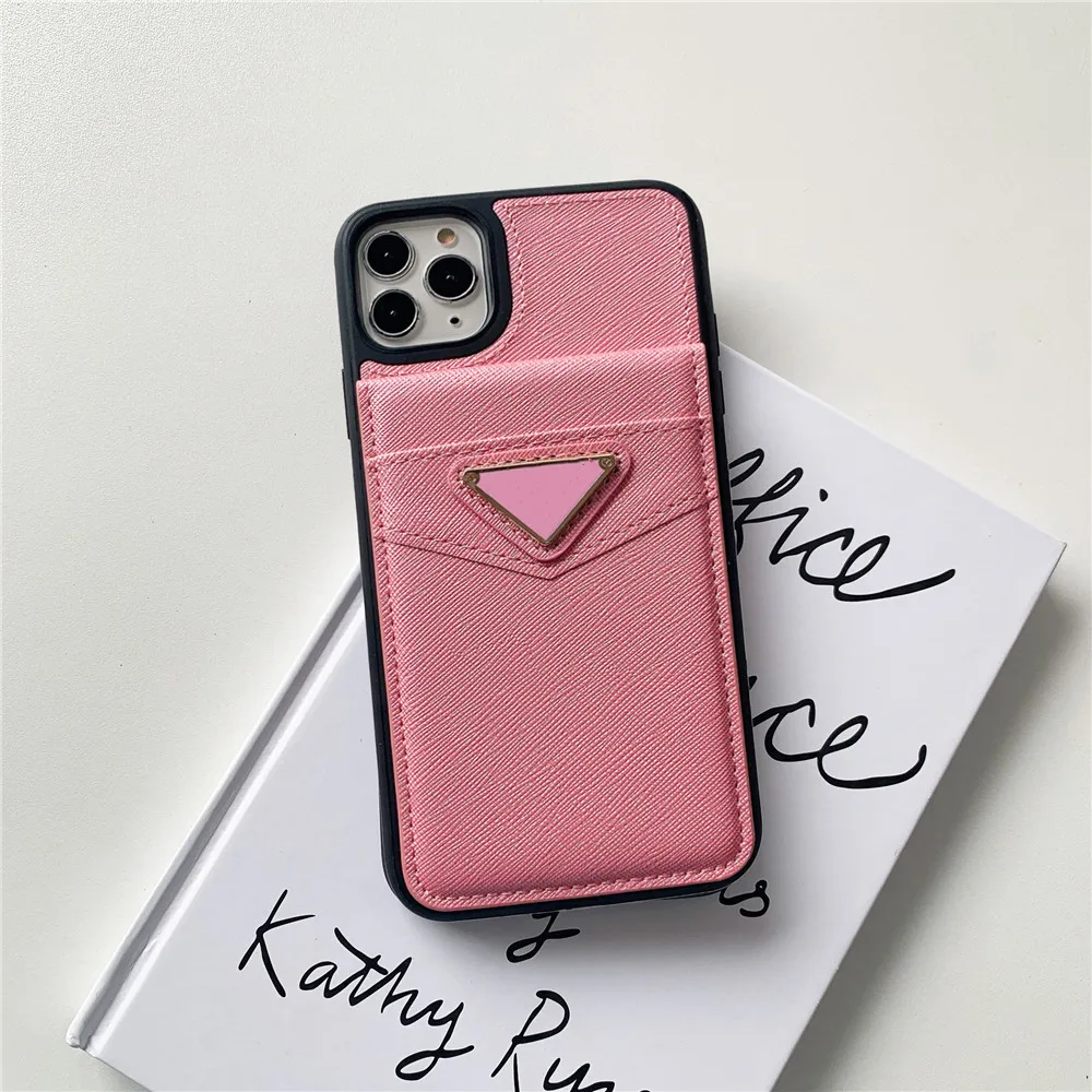 

Luxury Brand Card Holder Phone Case For iPhone 13 12 12Pro XR XS X 11 Pro Max7 8 Plus 6 6s PU Leather Case For iPhone Xs Max