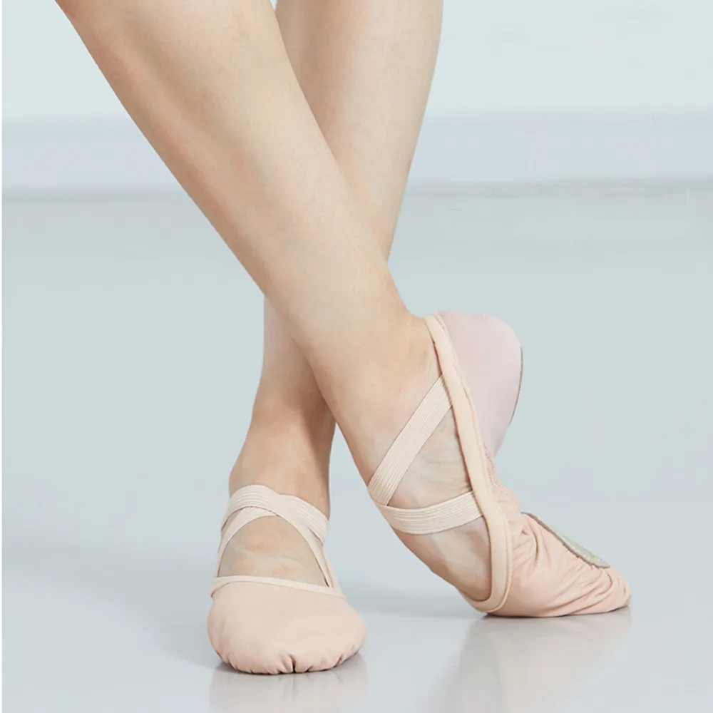 

Женские пуанты 1 пара, балетные тапочки, балетные туфли, холщовые танцевальные туфли на плоской подошве для девочек, балетки, гимнастические...
