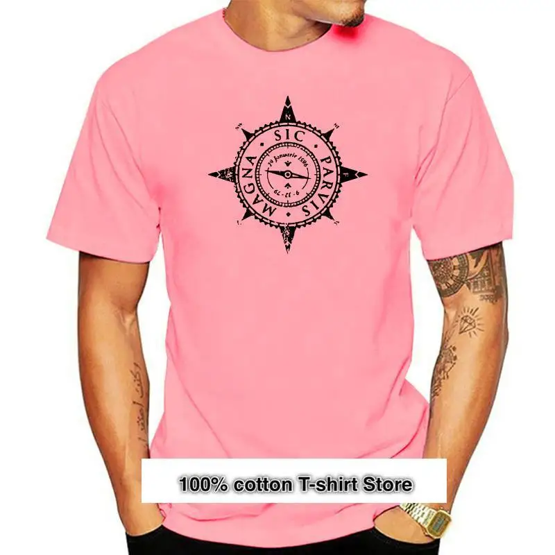 

Uncharted Sic Parvis Magna-camiseta estampada para hombre y mujer, camiseta informal, cómoda y fresca, a la moda, Cmt