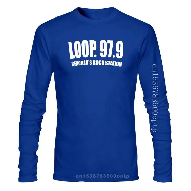 

Новинка 2022 мужская одежда черная футболка Wlup Xl классическая рок радиостанция Чикаго США 97 9