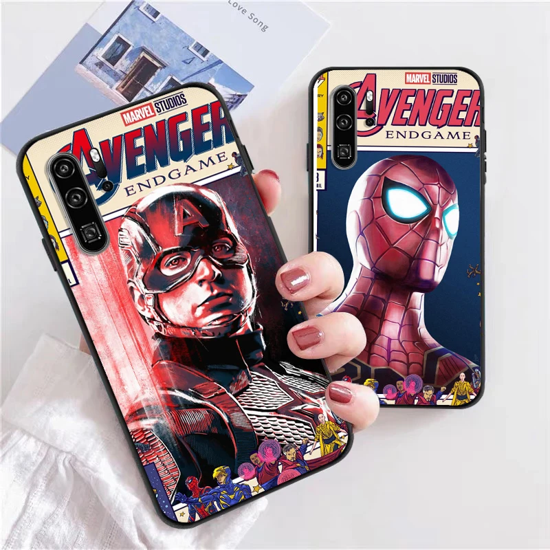

Avengers Marvely Phone Cases For Huawei Honor P30 P40 Pro P30 Pro Honor 8X V9 10i 10X Lite 9A Funda Soft TPU Carcasa Coque
