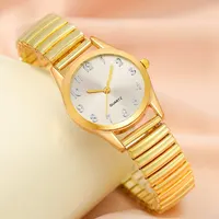 6PCS Set Womens Fashion Quartz Watch Female Clock Elastic Strap Luxury Brand Design Ladies Wrist Watch Relogio Feminino 4