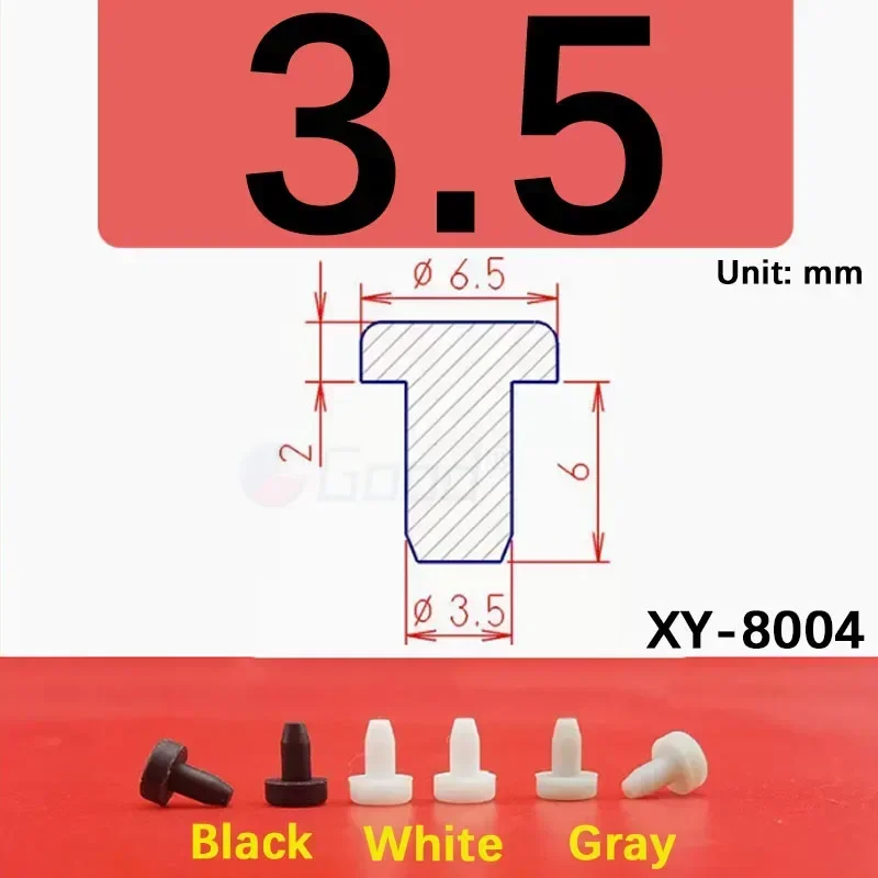 

Черная силиконовая пробка для отверстий 2 мм-14 мм, твердые резиновые колпачки для отверстий, круглые уплотнительные заглушки T-типа, высокотемпературные пылезащитные заглушки