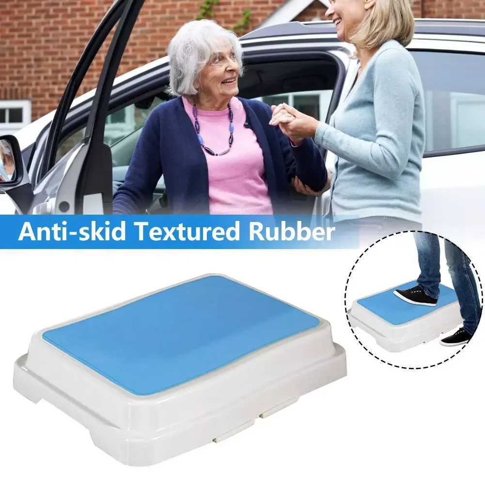

Bath Step Slip Resistant Shower Stepping Stool Elevated Bathroom Safety Aid Handicap Elderly Seniors Entering Exiting Bathtub