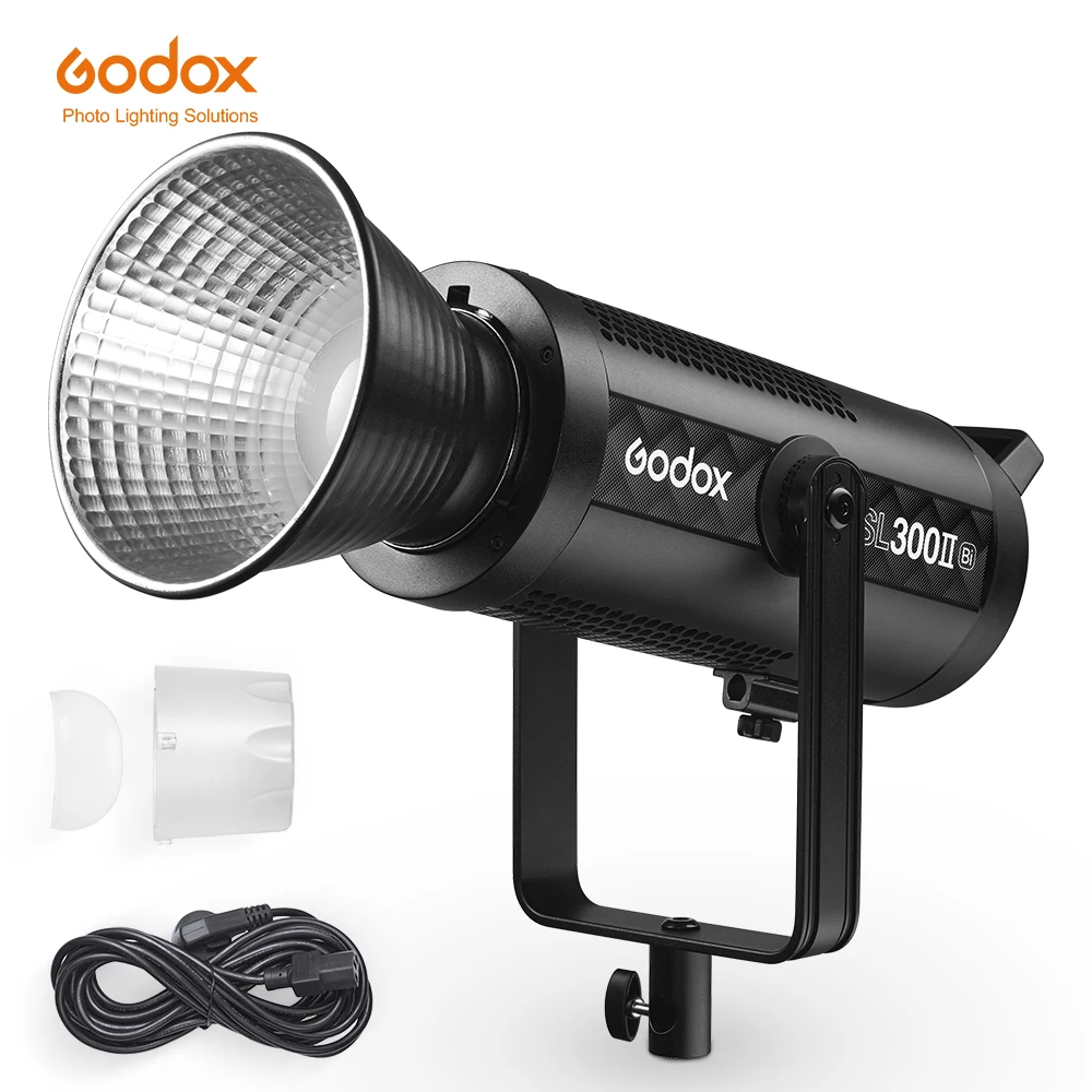 

Godox SL300II Bi 320W 2800-6500K Bi-Color LED Video Light Bowens Mount Wireless X System for Studio Shooting Video Recording