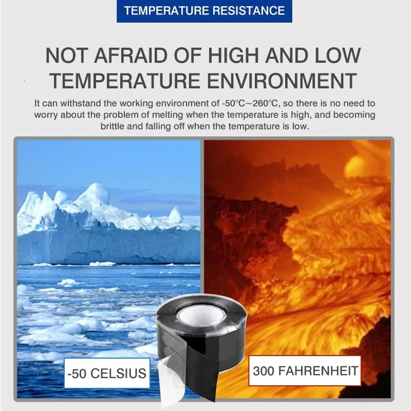 Многофункциональная Водонепроницаемая силиконовая ремонтная лента СКРЕПЛЕНИЕ