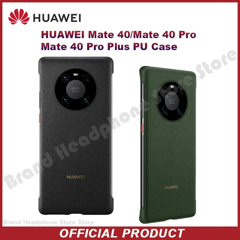 

Official New Original HUAWEI Mate 40/40 Pro Mate 40 Pro Plus PU Case Prevents Fingerprints Microfiber Fiber Leather Back Cover
