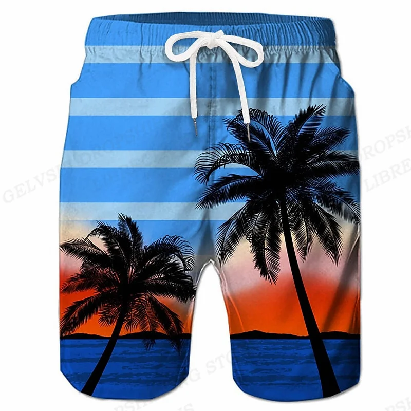 

Tropics Sea Island y2k Beach Shorts Pants Men 3D Printed Surfing Board Shorts Summer Hawaii Swimsuit Swim Trunks Cool Ice Shorts