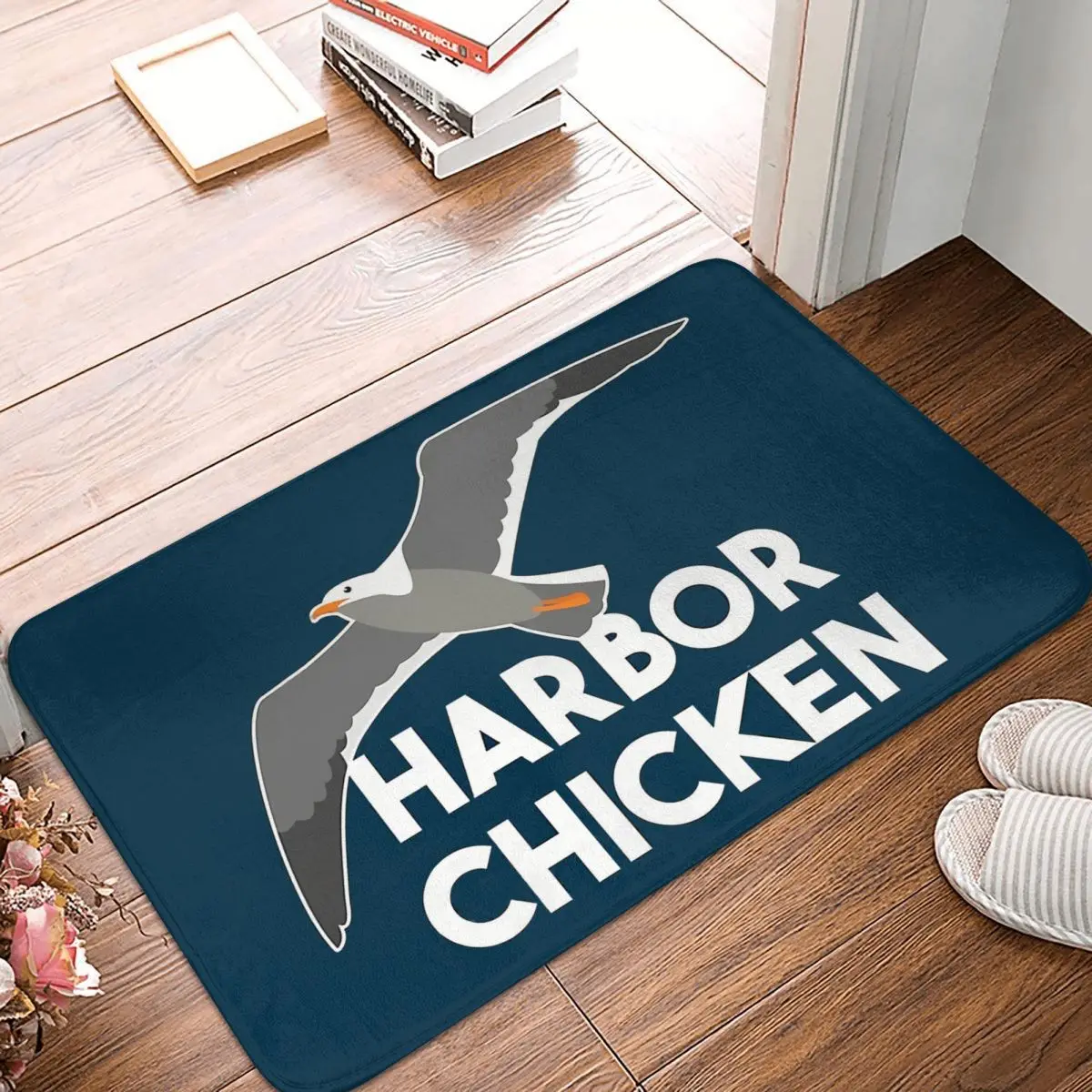 

Seagull Bathroom Mat Harbor Chicken Doormat Kitchen Carpet Balcony Rug Home Decoration