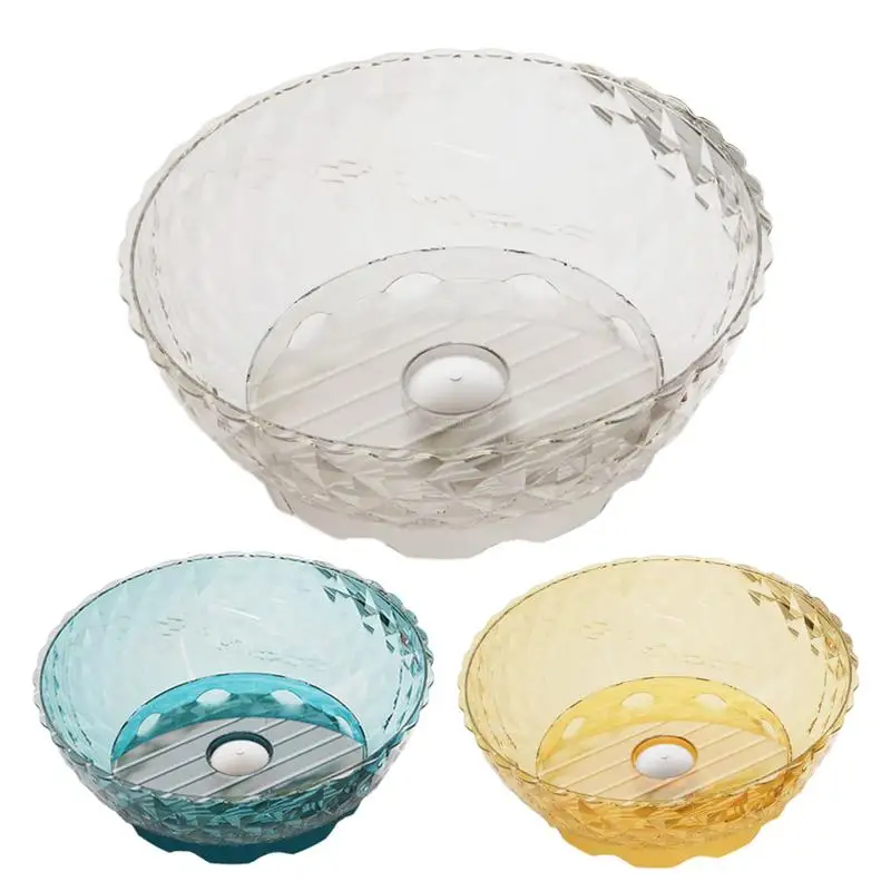 

Drain Basket Strainer Multifunctional Double Layer Drain Basket Removable Tray Salad Bowl for Fruits Vegetables Kitchen supplies