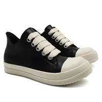 men leather sneaker rick rmk owews jumbo lace up men shoes solid mens casual shoes owens couple shoes womens sneakers