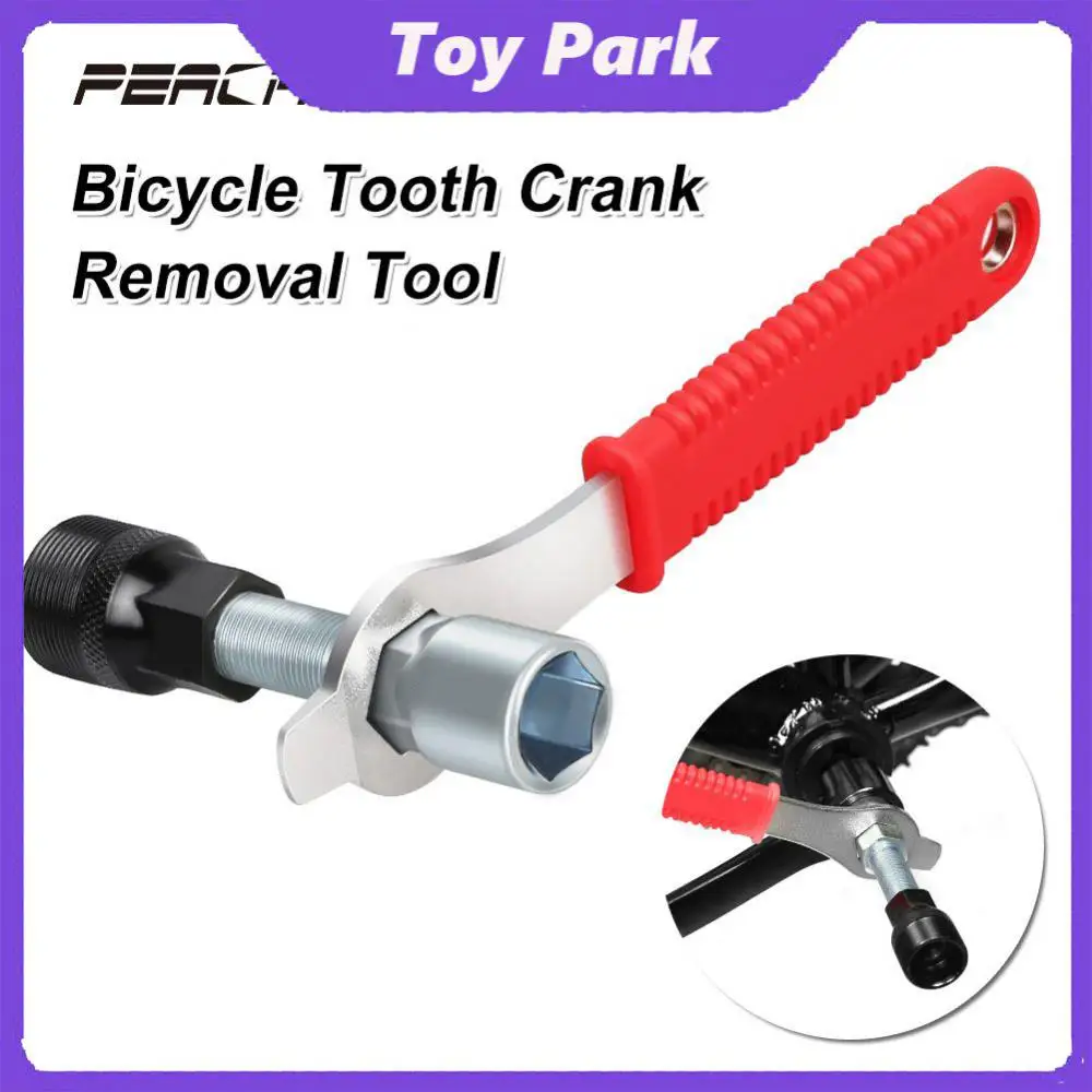 

Practical Bike Crankset High Strength Useful Mtb Bikes Crank Wheel Extractor Carbon Steel Essential Crank Removal Tool Red