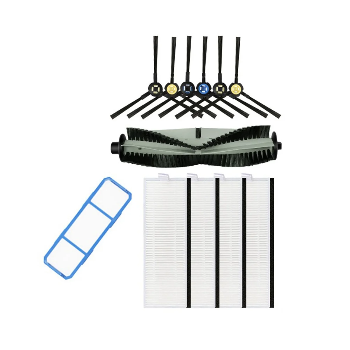 

Запчасти для робота-пылесоса SSR1 SSRA1, основная боковая щетка, Hepa фильтр подходит для A7/A9S/X785/X750/X800