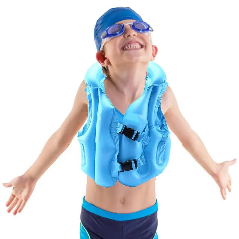 

Плавучие купальные костюмы легкий плавательный жилет для детей с регулируемой безопасной пряжкой, спасательный купальник для малышей, Солнцезащитный