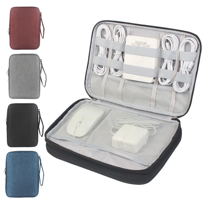 

Travel Cable Bag Cosmetic Zipper Storage Pouch Kit Case Accessories Supplies Portable Digital USB Gadget Organizer Charger Wire