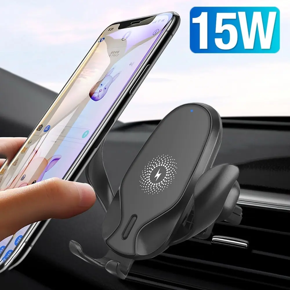 

Беспроводное зарядное устройство 15 Вт, автомобильный держатель для телефона с креплением на вентиляционное отверстие для iPhone 14 13 12 X Pro Max Xiaomi Huawei, быстрая зарядка Chevrolet