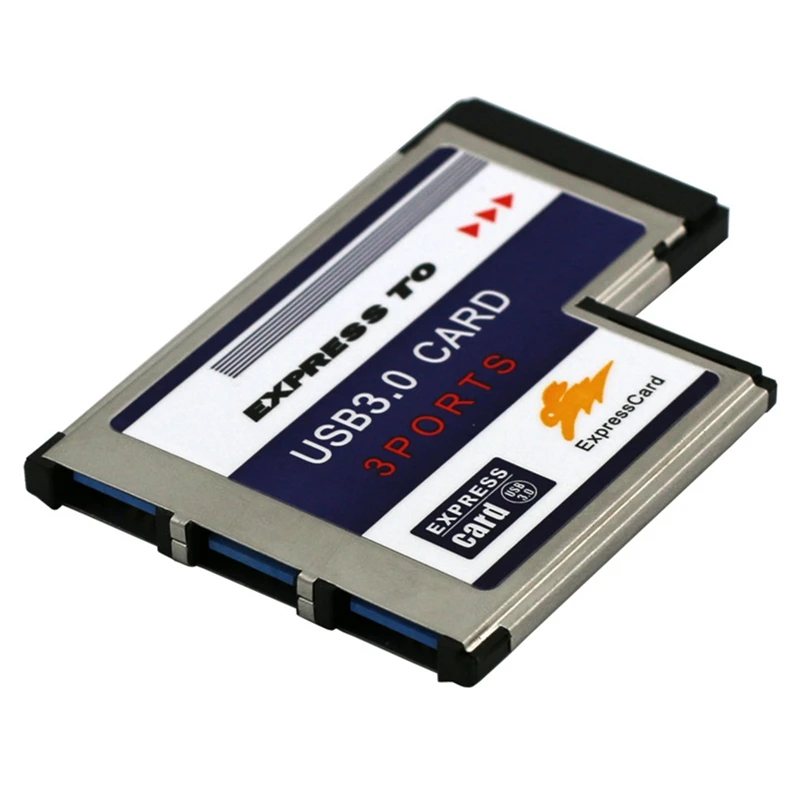 USB 3.0 Express Card 3-портовая карта расширения 34/54 мм адаптер-конвертер USB3.0 к Expresscard для