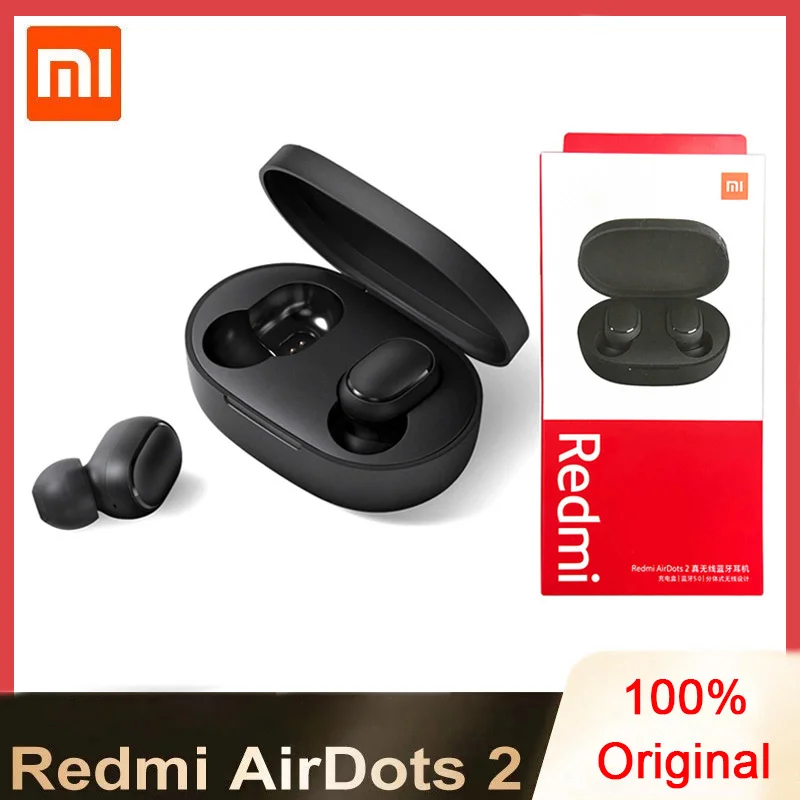 

Беспроводная Bluetooth-гарнитура Xiaomi Redmi Airdots 2 с микрофоном