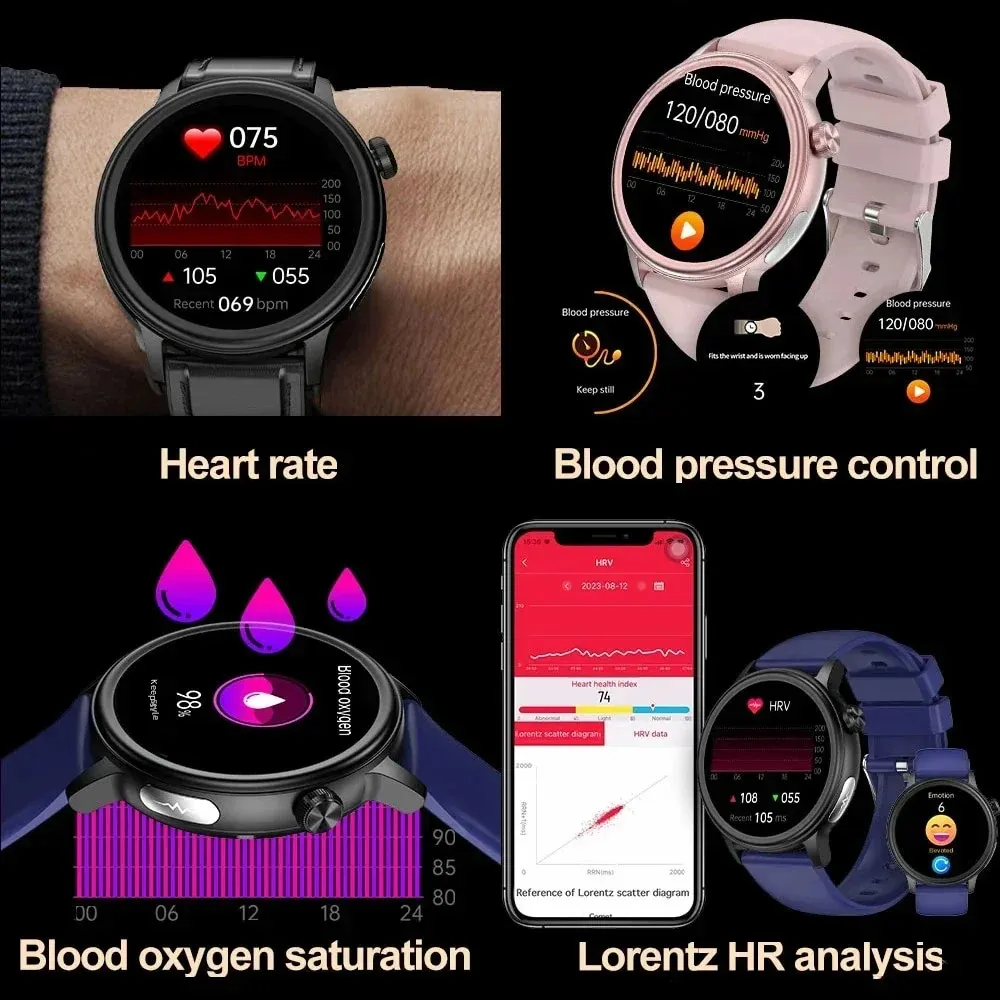 Женские часы медицинского класса ECG PPG новые умные наручные Мужские Браслет BP HRV