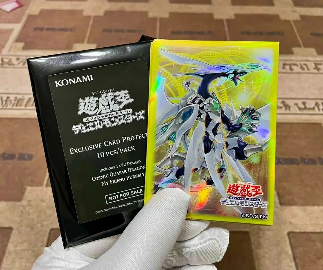 10 шт. Yugioh KONAMI Дуэль Монстры космический квасар Дракон официальная коллекция