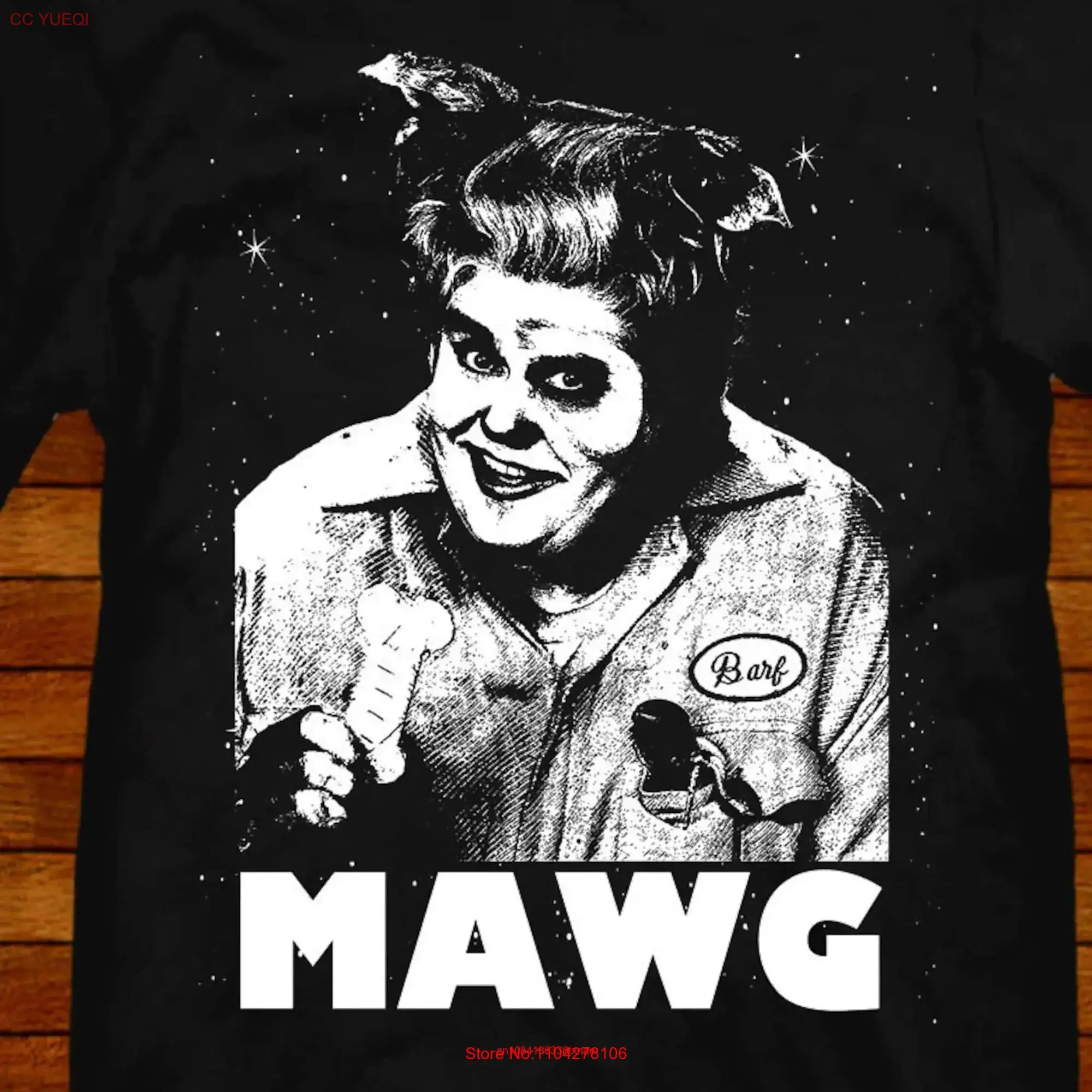 Spaceballs Mawg T shirt 80s movie Parody Sizes S M L XL 2XL 3XL 4XL 5XL also in ladies fit long or short sleeves