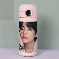 kpop btshare21 bangtan boys stainless steel thermos cute mini water bottle 300ml thermal cup coffee travel mug christmas gift