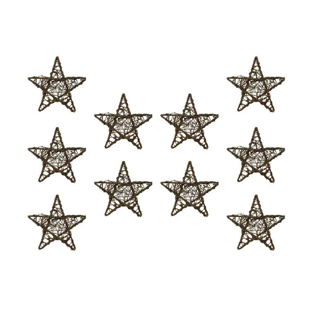 

Rattan Tree Star Christmas Decoration Wreath Natural Wicker Stars Vine Topper Wreaths Garland Door Branch Grapevine Gift Twig