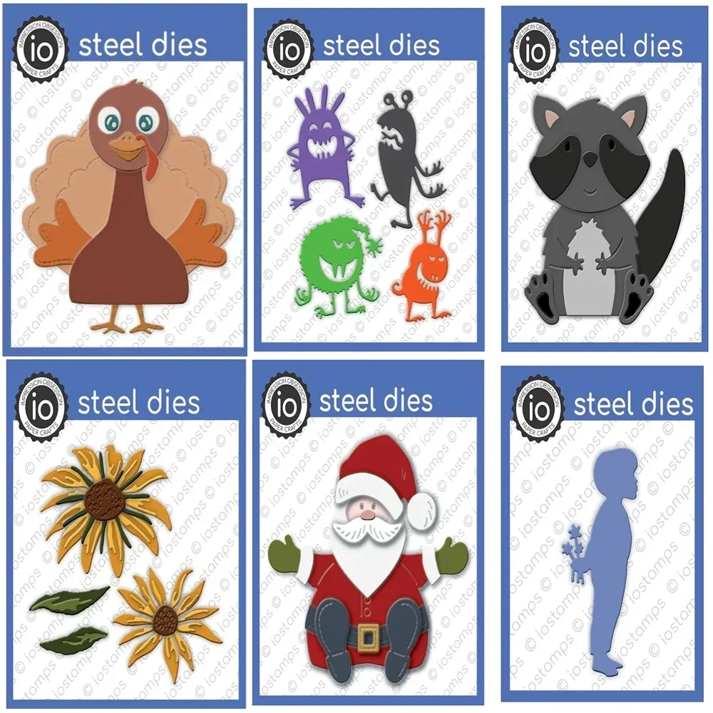 Металлический трафарет Monsters для резки данных необходимый предмет скрапбукинга