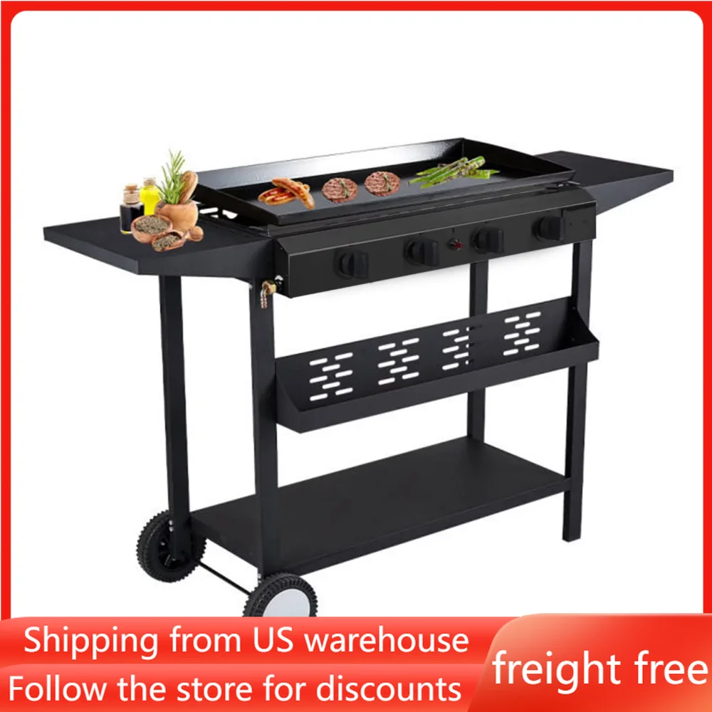 

Burner Griddle Propane Gas Grill Outdoors Grill for Bbq Assesories Free Shipping Camping Supplies Barbecue Grilles Stand Outdoor