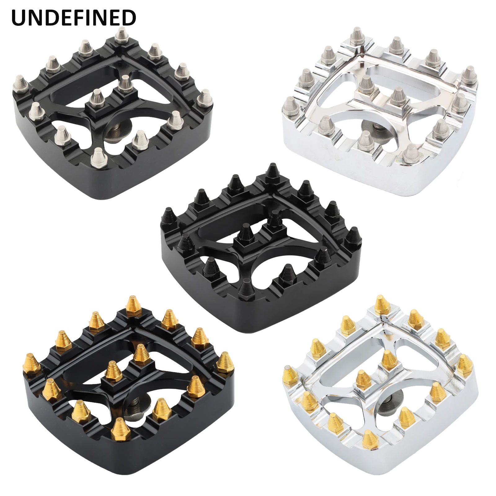 

Motorcycle MX Offroad Brake Pedal Pad Cover Aluminum Foot Pegs Step Plate Footrest Pedal Pad For Harley Softail Custom 1984-2017