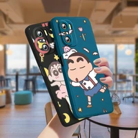 crayon shin chan cute for redmi k40 gaming k30 k30s 10x 9a 9 9t 9c 9at 8 8a 7 6 6a 5a 4x liquid silicone rope phone case