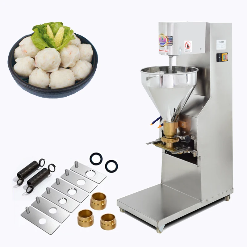 

Автоматическая формовочная машина для Meatball, полностью автоматическая кухонная машина для приготовления рыбных шариков из креветок 220 В