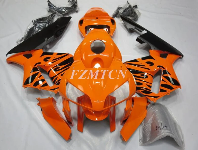 

Style New ABS Whole Motorcycle Fairings Kits Fit For HONDA CBR600RR F5 2005 2006 05 06 Bodywork Set Custom Orange