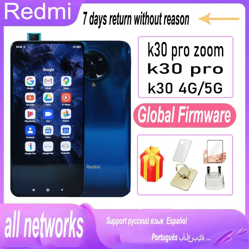 

Xiaomi Redmi K30 Pro Zoom k30 pro 5G NFC K30 4G K30 5G original celular 8G 256G Global version smart phone All Netcom