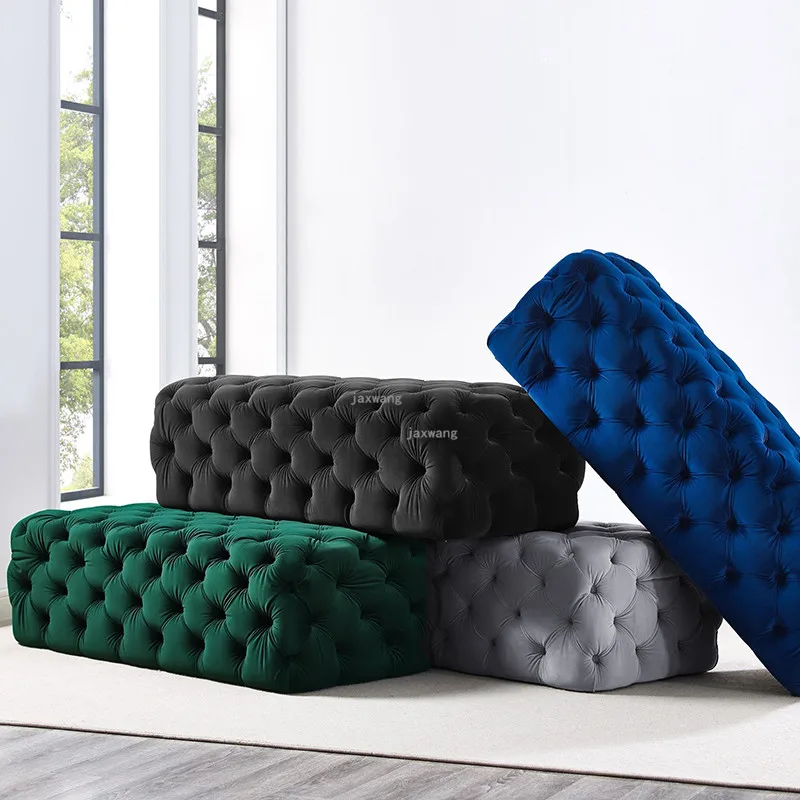 

Скандинавская мебель для гостиной, оттоманка, длинный диван, современная домашняя Сменная обувь, скамейка для ног, дивана, стула, спальни, дивана, кровати