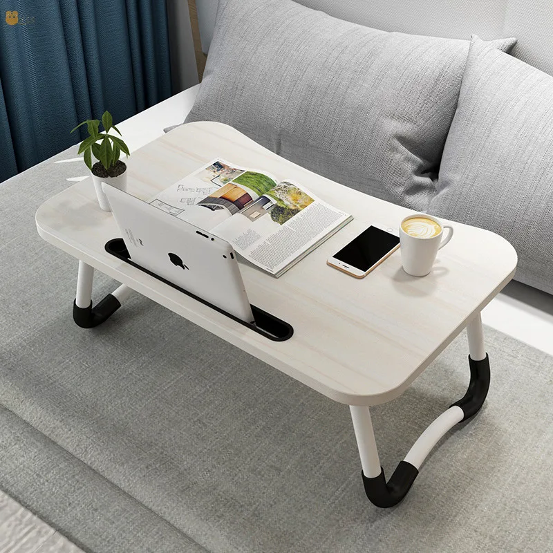 

2022 New Desk Bed Desk Students Sitting on the Bed on the Upper Bunk Folding Table Laptop Lazy Table Small Square Table Dormitor