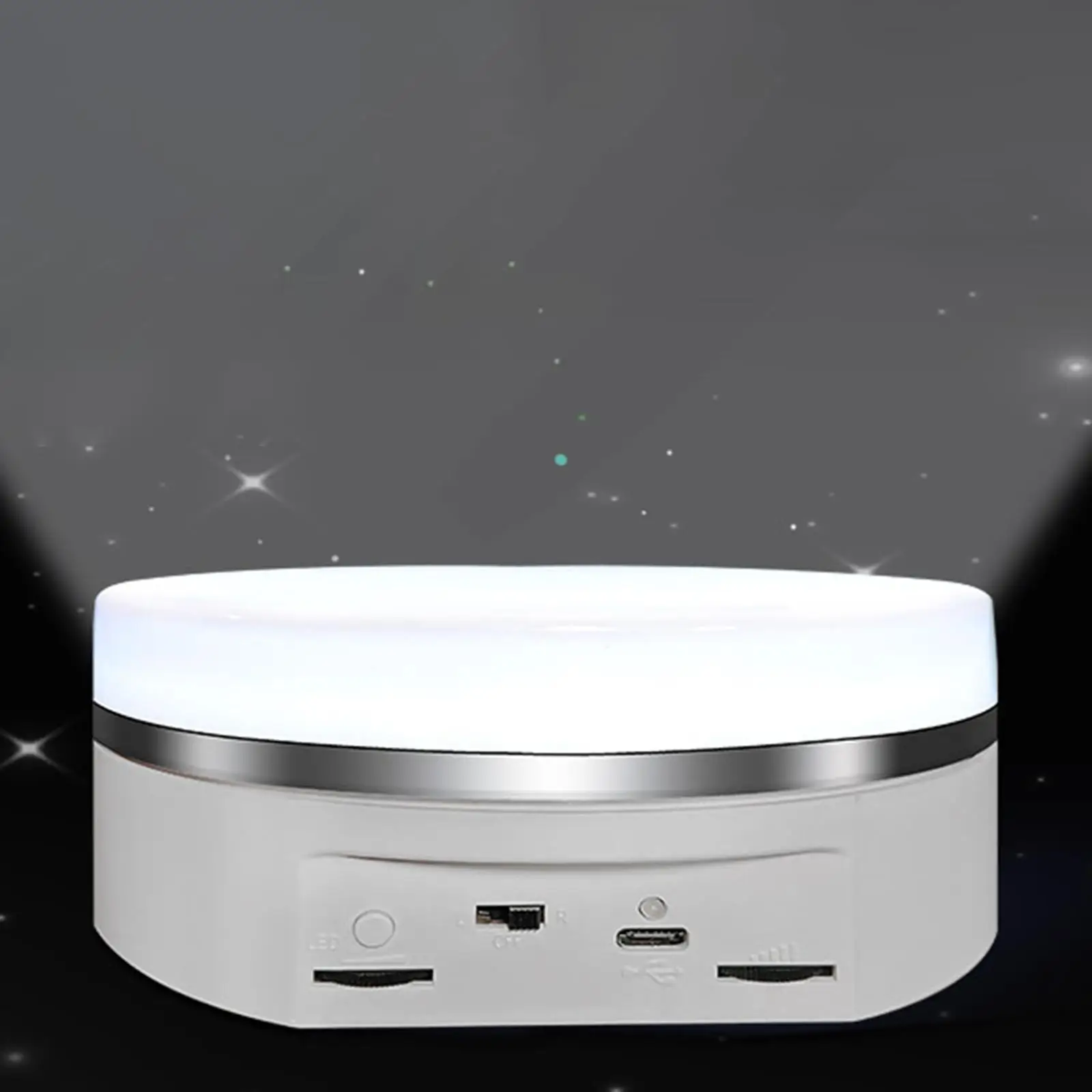 Электрическая вращающаяся подставка для обуви с разноцветной подсветкой