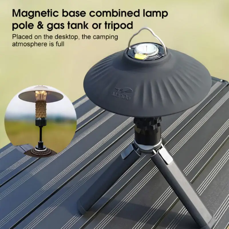 

ManDo camping lighthouse outdoor camping light comes with magnetic base IPX6 waterproof grade TYPE-C charging ferramentas