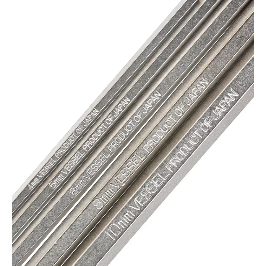 VESSEL NO.8309BP Набор шестигранных ключей с шаровой головкой 9/8309BP-L (расширенный тип) |