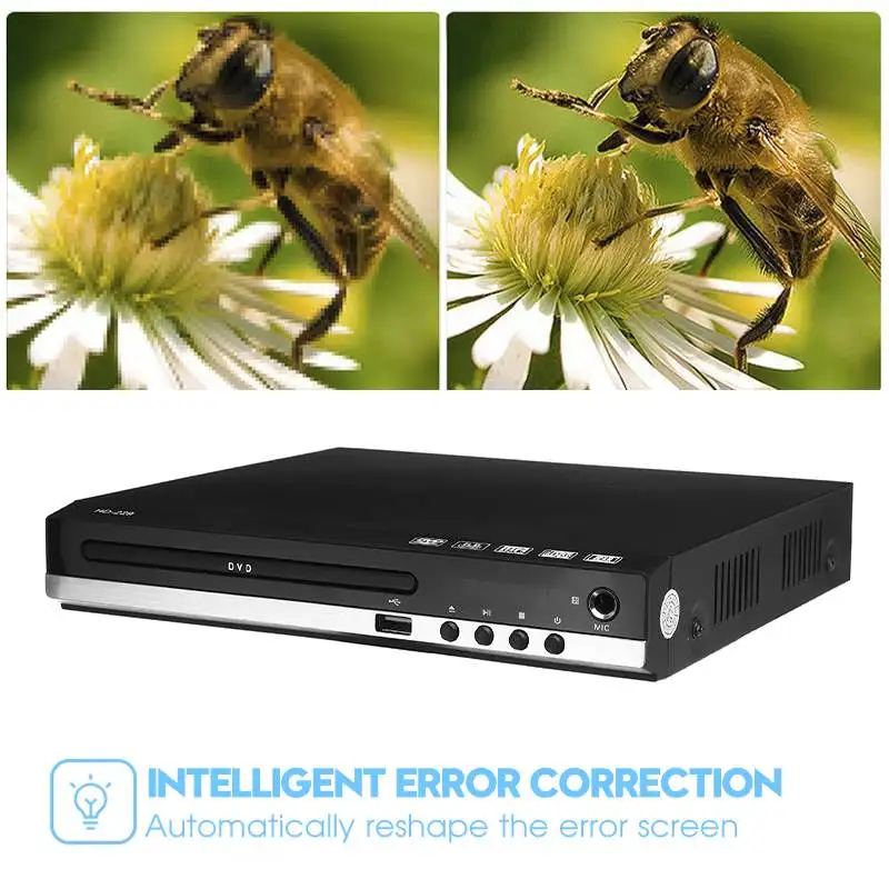 

110-240V Home Stereo 1080P Full HD DVD Player USB Multimedia Digital DVD TV Support HDMI-compatible CD SVCD DVD MP3 MP4 Video